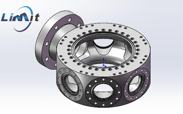 Polyhedral cavity-2CF100+CF63+7CF35